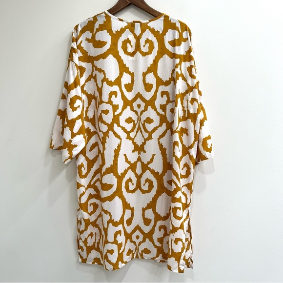 Evereve Tolani Gold Shara Wrap Kimono/Bathing Suit Cover One Size - Picture 12 of 15